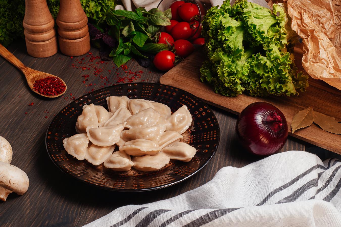 Вареники с картошкой и грибами (5 кг)